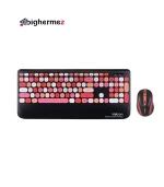 کیبورد و ماوس بیسیم هترون مدل HKCW350