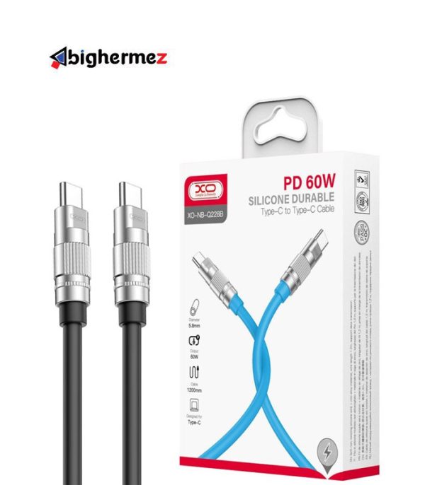 کابل شارژ دوسر TYPE-C ایکس او مدل  XO-NB228B  به طول 1 متر - تصویر 2