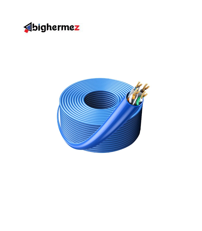 11259 ugreen کابل شبکه Cat6 یوگرین مدل 11259-NW109 طول 305 متر – آبی - تصویر 1