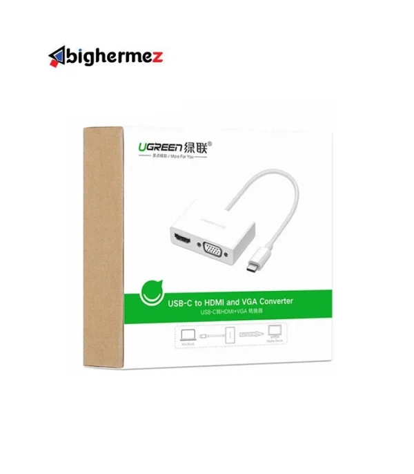 مبدل TYPE-C به VGA/HDMI یوگرین مدل 30843-MM123 - تصویر 2