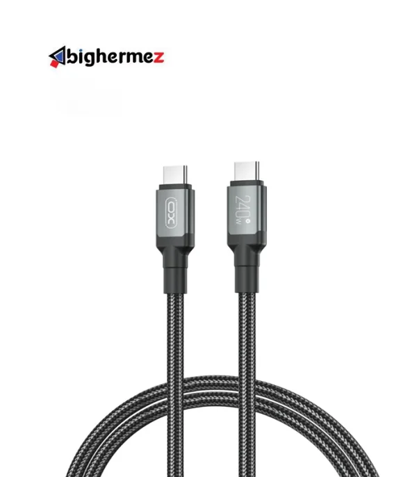 کابل شارژ دوسر TYPE-C ایکس او مدل  NB-Q264A 240W به طول 1 متر - تصویر 1