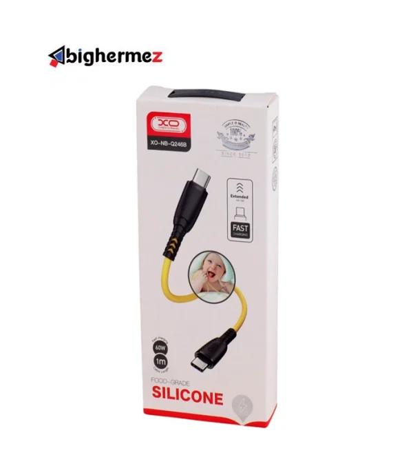 کابل شارژ دوسر TYPE-C 60W ایکس او مدل XO-NB-Q246B طول 1 متر - تصویر 2