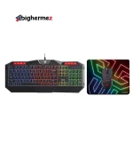 ست کیبورد و ماوس باسیم مخصوص بازی فنتک مدل P31 همراه با پدماوس - تصویر 3