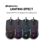 ماوس باسیم مخصوص بازی فنتک مدل VX7 CRYPTO - تصویر 2