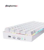 کیبورد بی سیم/باسیم مکانیکال گیمینگ ردراگون مدل Draconic Elite white K530W RGB PRO - تصویر 2