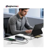 پاوربانک بیسوس مدل EnerGeek GP12 ظرفیت 20800mAh و توان 145W - خاکستری فضایی - تصویر 3