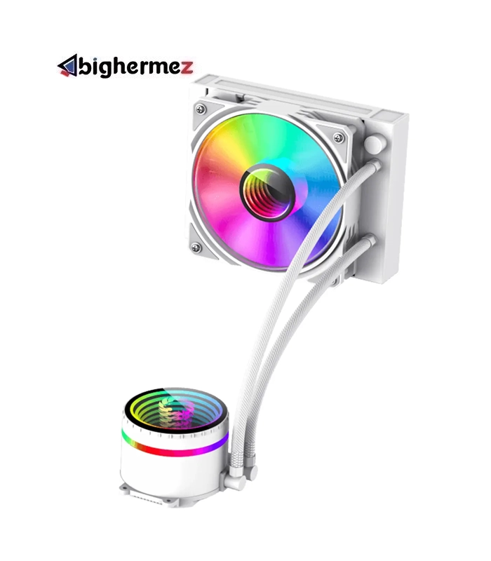 IceBurg 120 Infinity White 65444 خنک کننده مایع پردازنده گیم مکس مدل IceBurg 120 Infinity White - تصویر 1