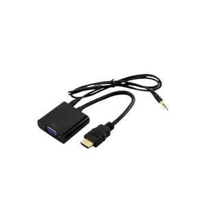تبدیل تصویر HDMI به VGA کنسولی پی نت به همراه کابل صدا
