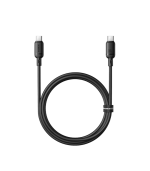 کابل شارژ سریع USB-C به USB-C بیسوس مدل Silky Series 100W طول 1m - مشکی