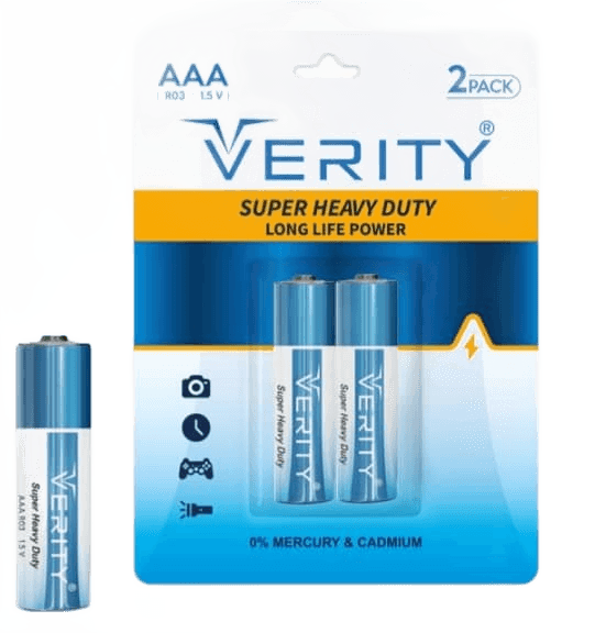 باتری Super Heavy Duty قلم 2 عددی وریتی