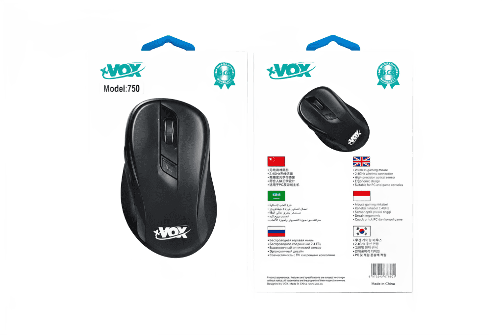 ماوس بیسیم ایکس وکس مدل X-750